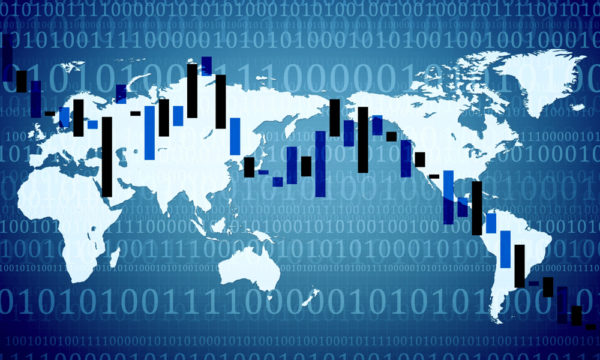 電子データと世界のチャート
