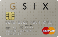 GINZA SIXカード ゴールド券面画像